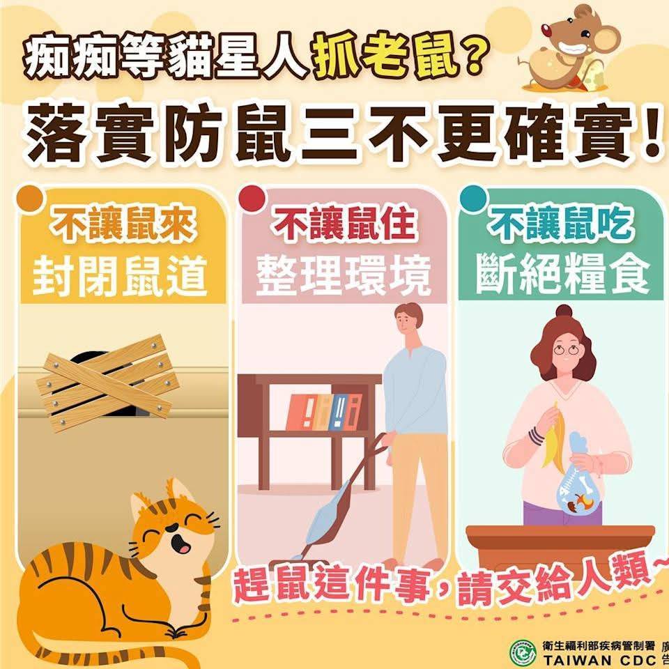 落實防鼠三不更確實
